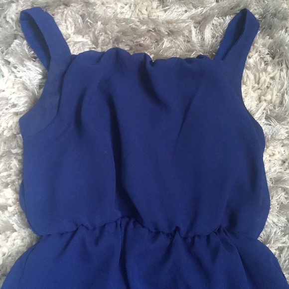 Navy blue girls dress - Picture 2 of 4